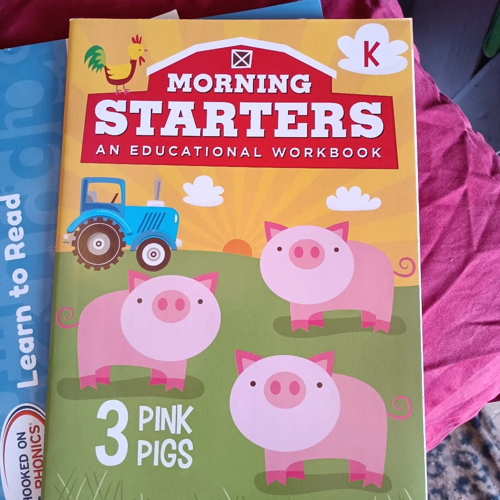 5/$25 Kids Homeschool Curriculum Workbook Summer Reading Kindergarten Math - Picture 2 of 8